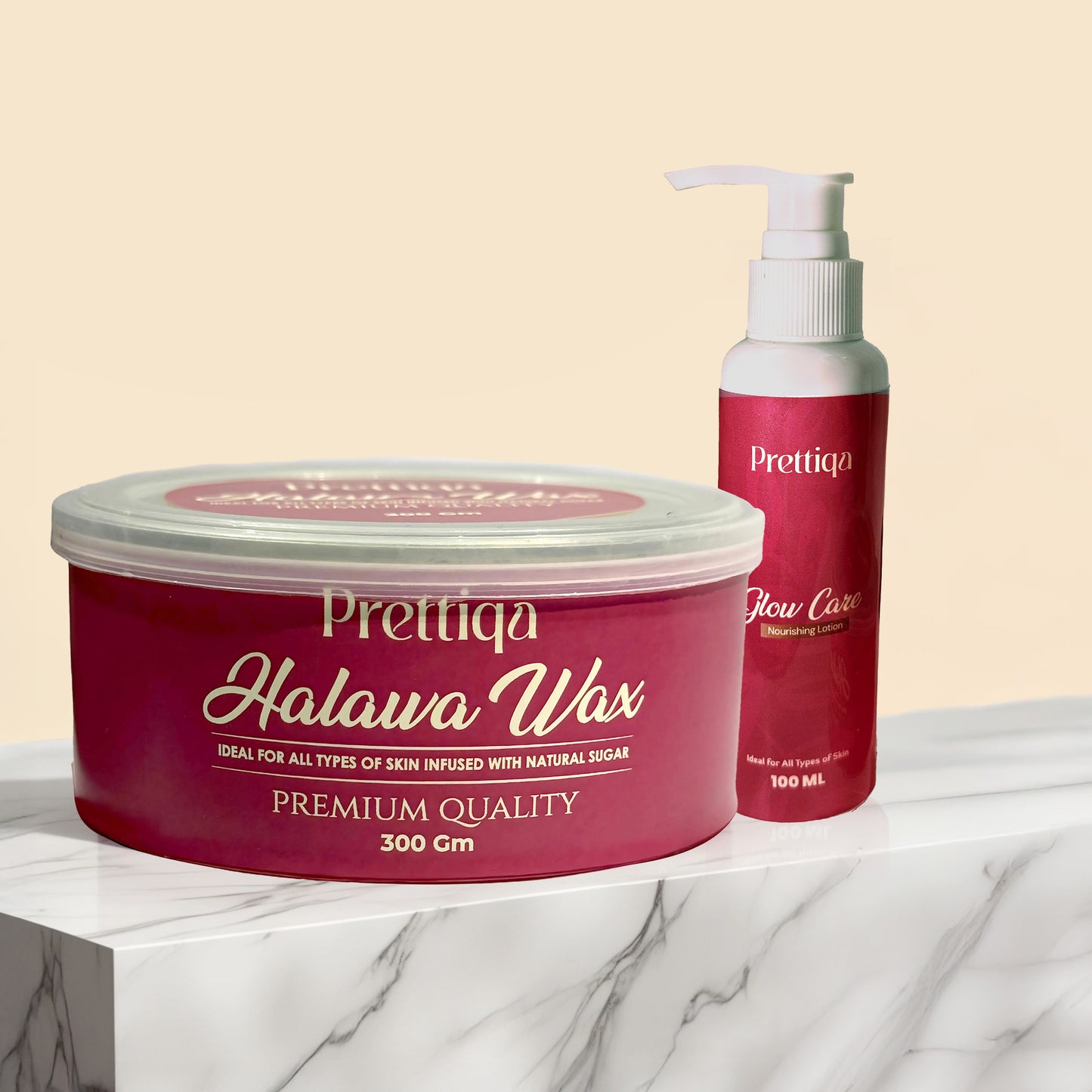 Prettiqa Halawa  Wax - 300g + Free Wax Applicator